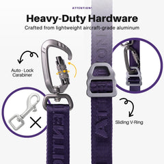 ANAFNI heavy-duty tactical dog leash hands-free waist wear for comfortable long walks.