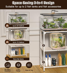 AnBaiMei heavy-duty frame construction emphasizes stability for larger tanks
