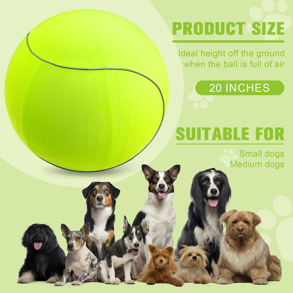 ANC POP herding ball dog-outdoors green-cover image demonstrates high-visibility color for easy spotting