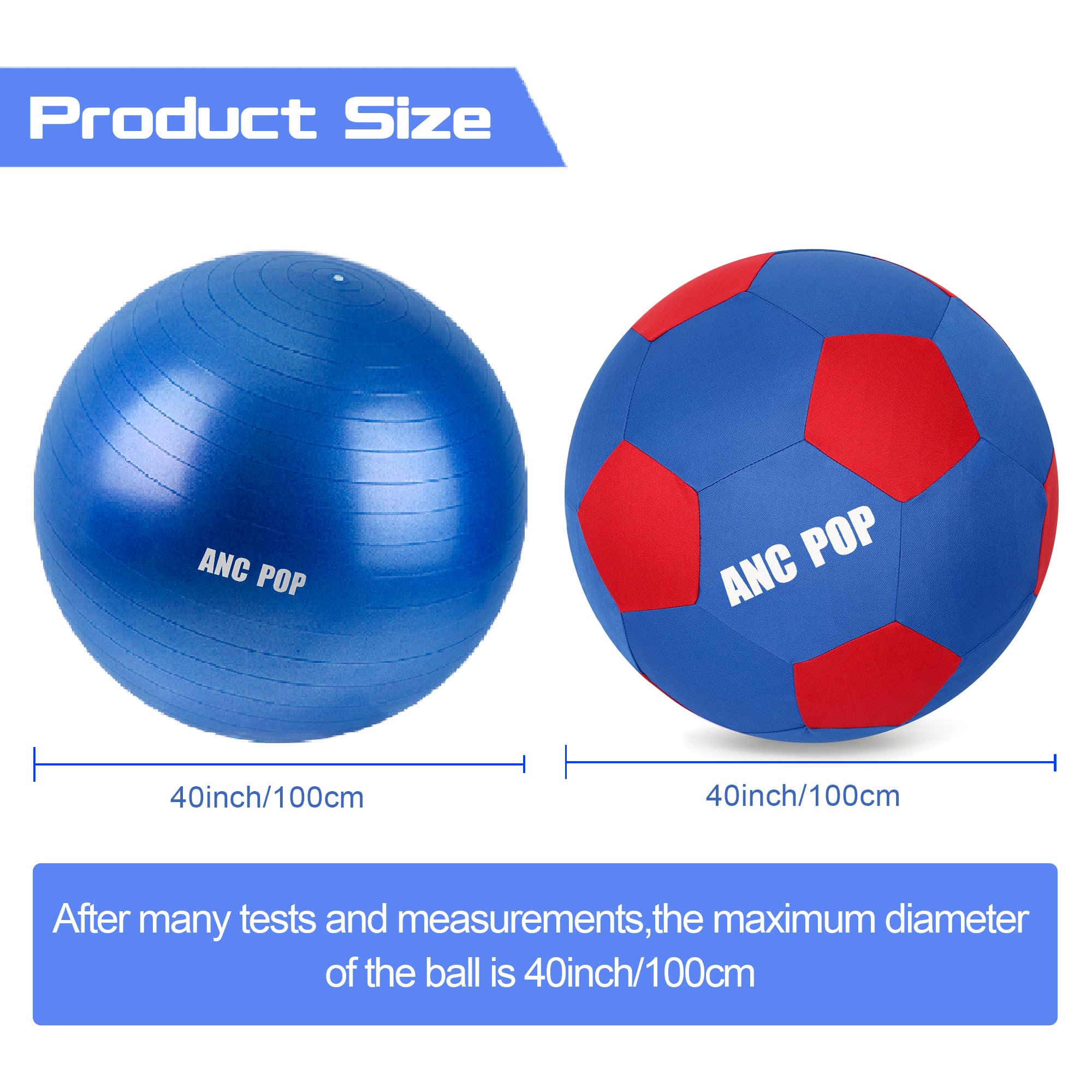 ANC POP inflation kit with 40-inch ball for easy setup