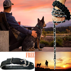 AncBace leash showing 360-degree rotating hook for versatile control during walks.
