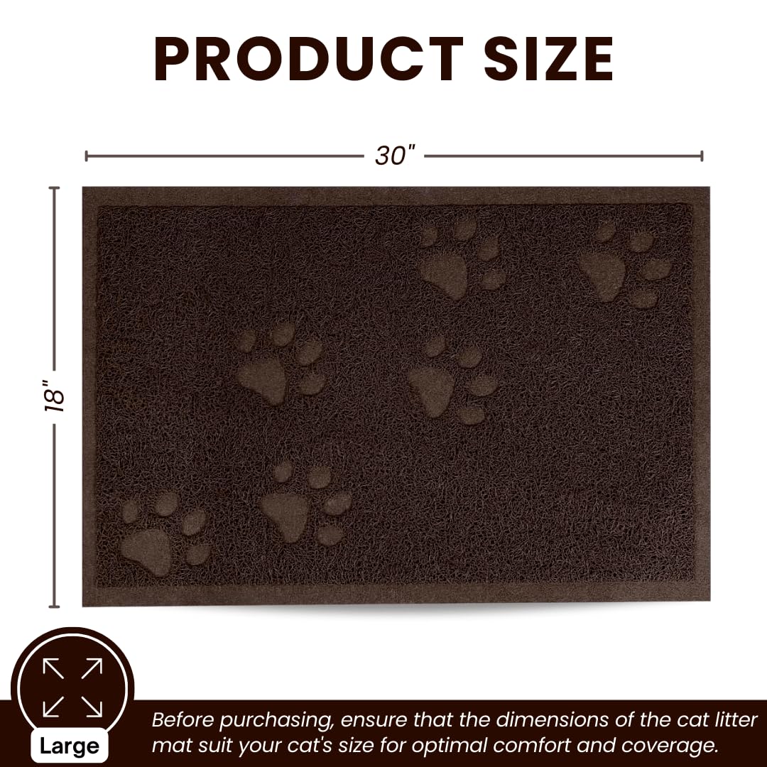 Andalus Grande tapete impermeable con respaldo antideslizante protege el suelo.