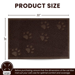 Andalus Grande tapete impermeable con respaldo antideslizante protege el suelo.