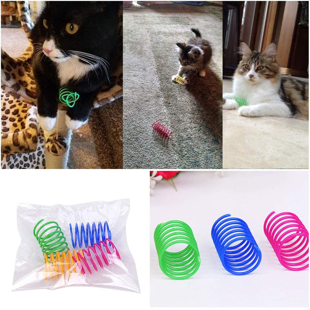 Andiker cat spring toy closeup reveals safe trimmed edges