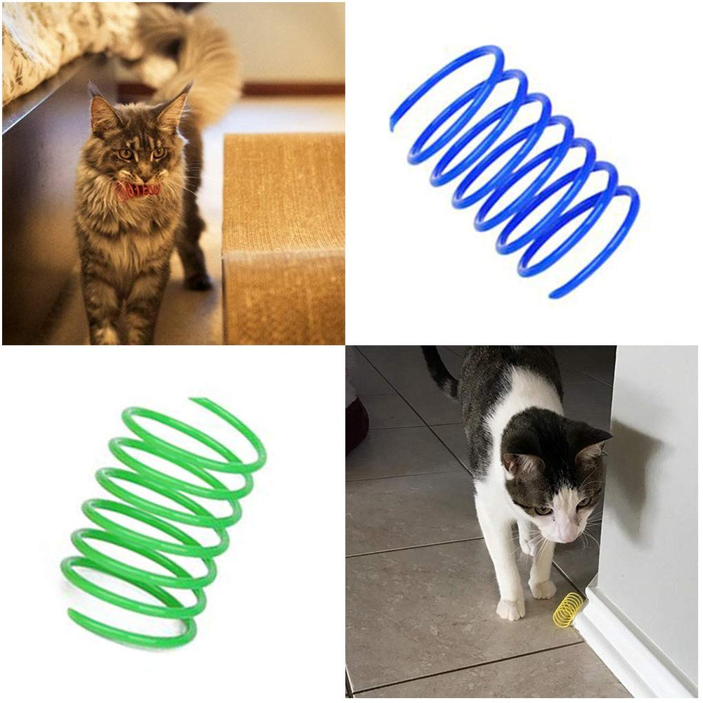 Andiker cat spring toy macro shows sturdy 1.8mm spring construction