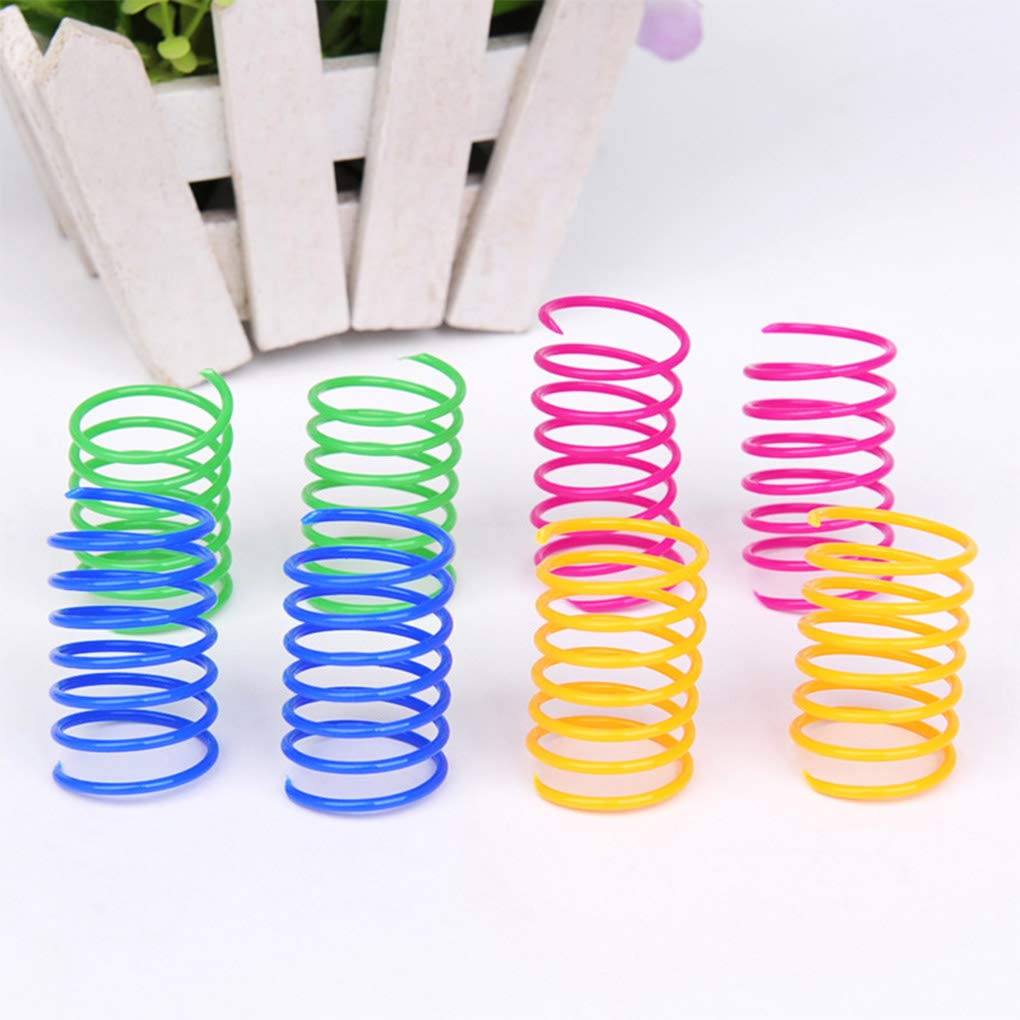 Andiker cat spring toy action demonstrates bounce and interactive engagement