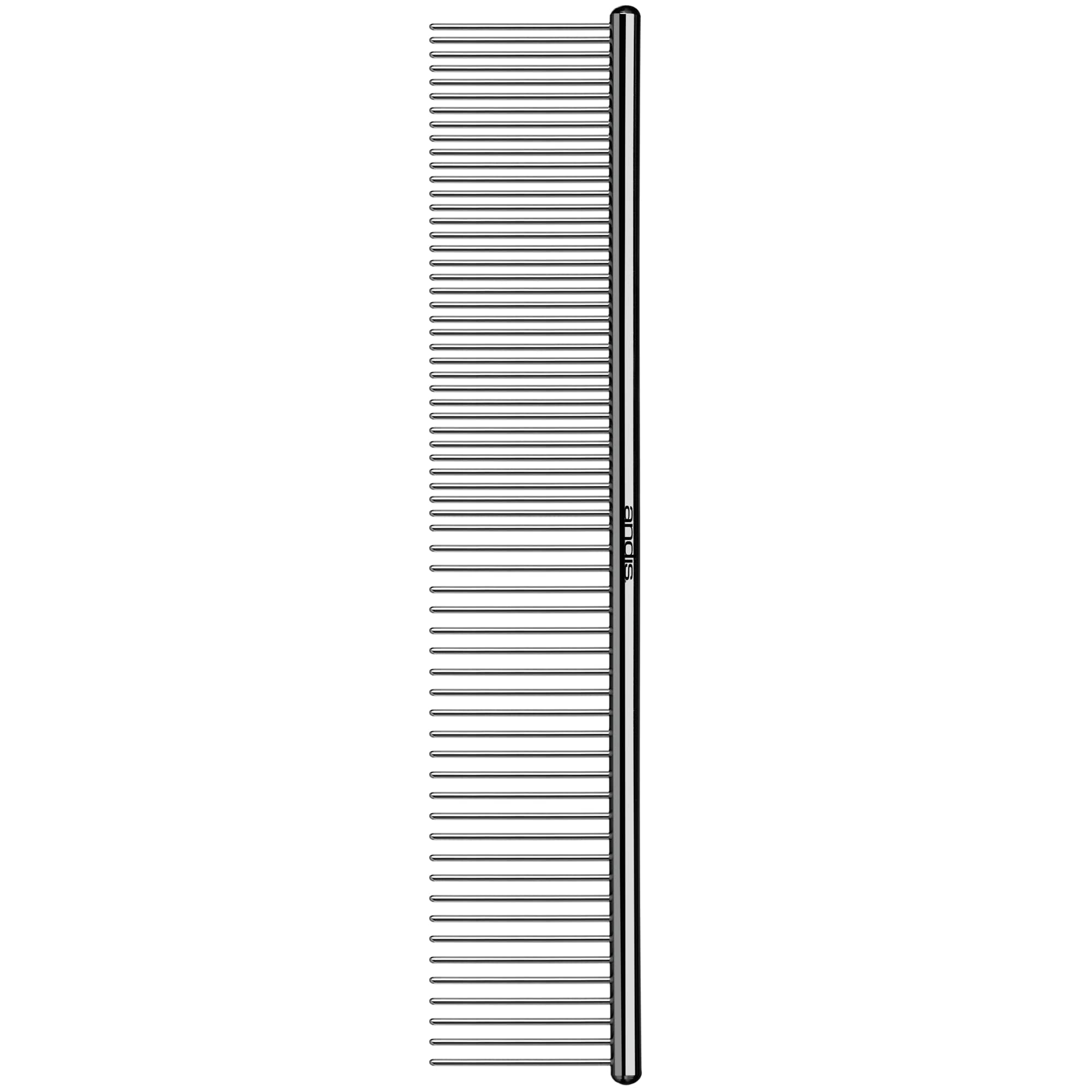 Andis 65730 stainless steel comb removing knots and mats for a smoother coat.