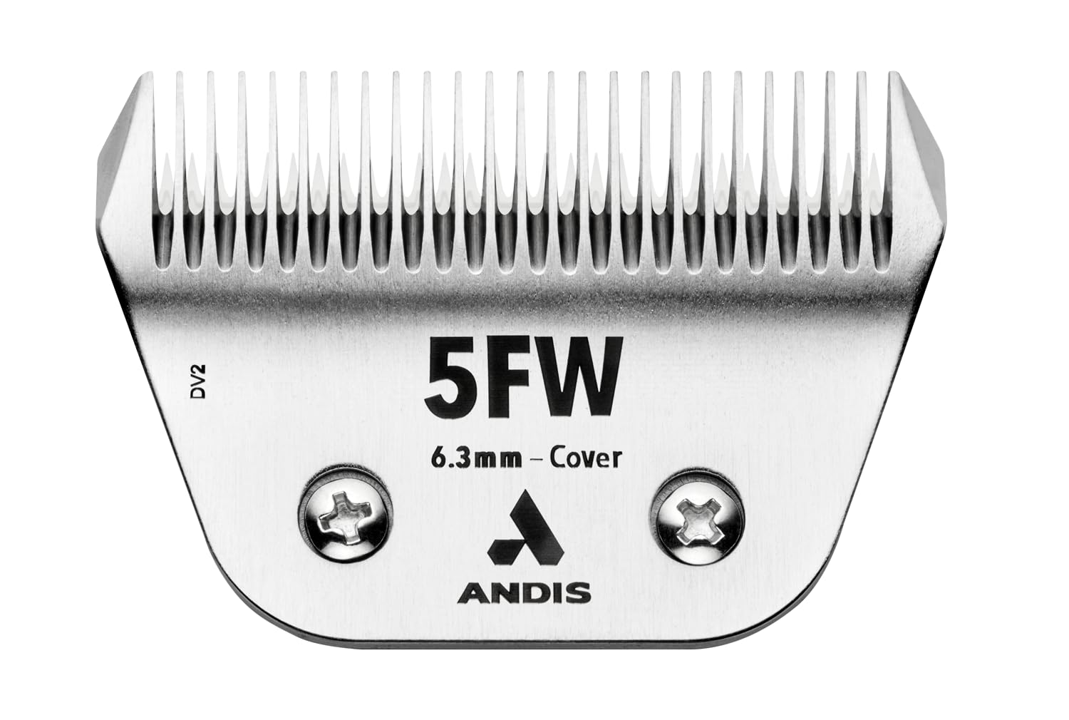 Andis ceramicEDGE 5FW close-up shows its 31-tooth ceramic cutter for a smooth finish.