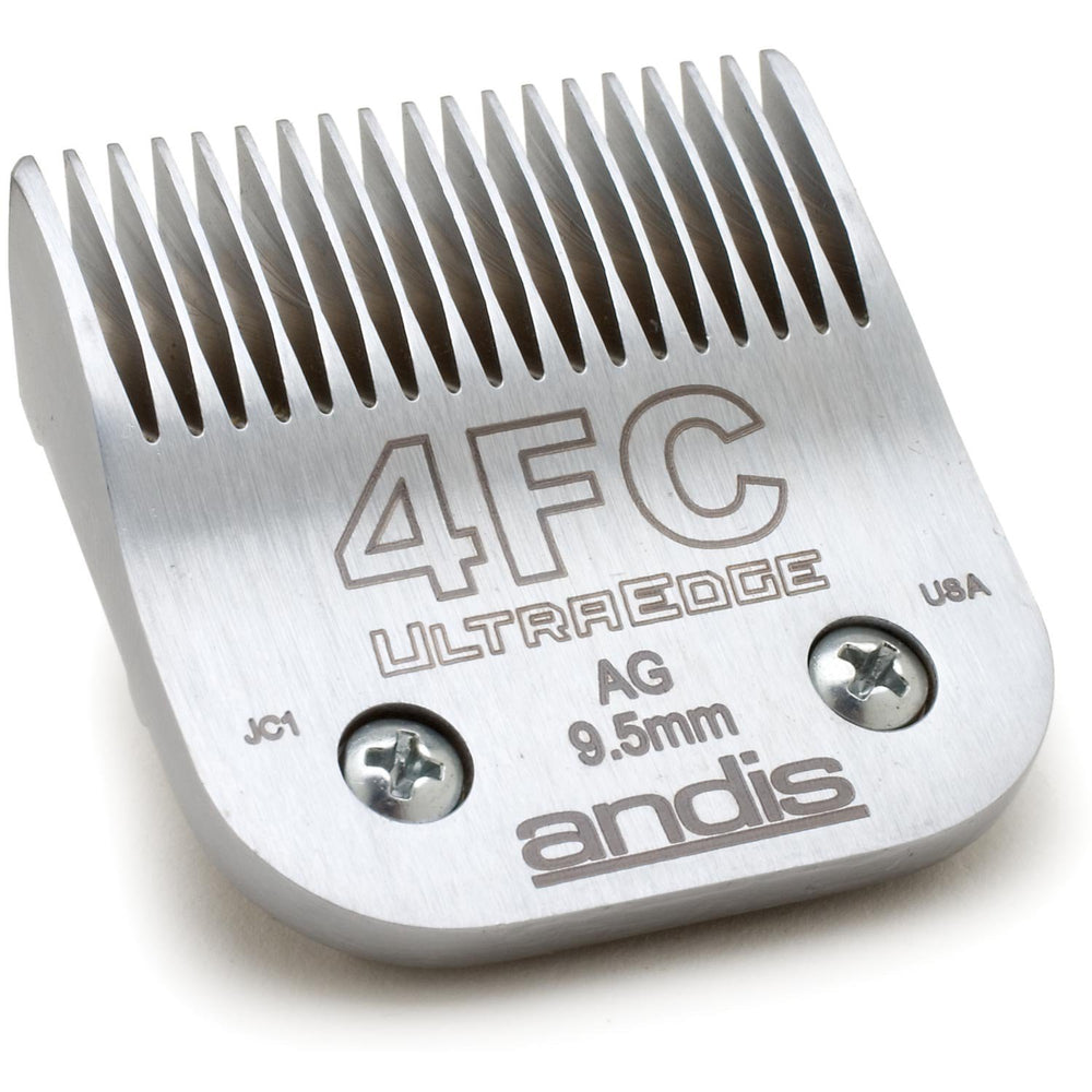 Andis UltraEdge 64123 detachable blade carbon-infused steel for long-lasting sharp cuts in dog grooming.