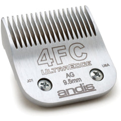 Andis UltraEdge 64123 detachable blade carbon-infused steel for long-lasting sharp cuts in dog grooming.
