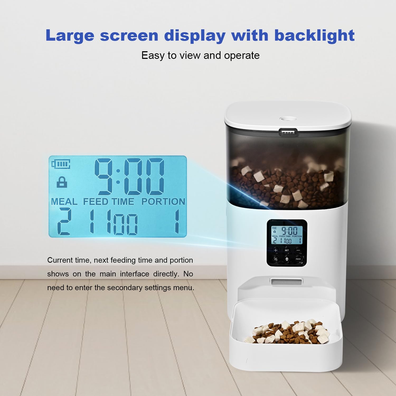 ANDOLL HOME dual power options with adapter and batteries for reliability.
