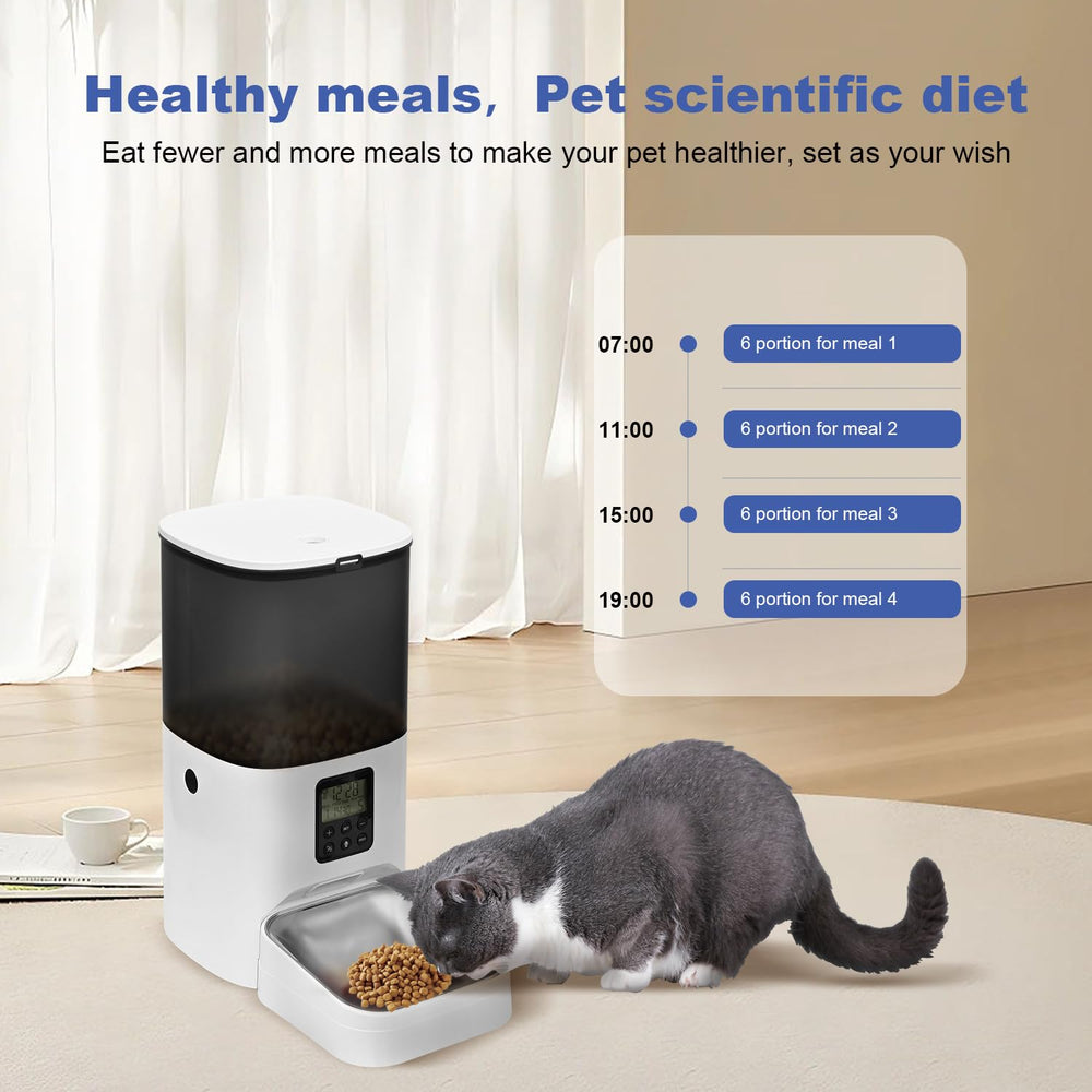 ANDOLL HOME timer display panel highlights programmable feeding schedules