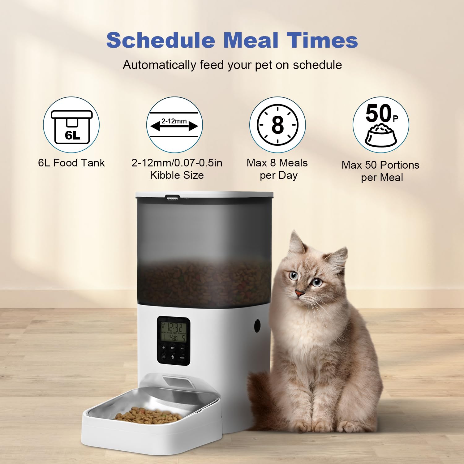 ANDOLL HOME voice recorder close-up for calling pets at mealtime