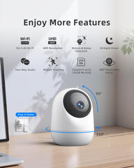 Andyssey Indoor Camera night vision delivers clear footage in low light