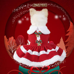 Anelekor festival outfit with jingle bells helps locate your pet during holidays.