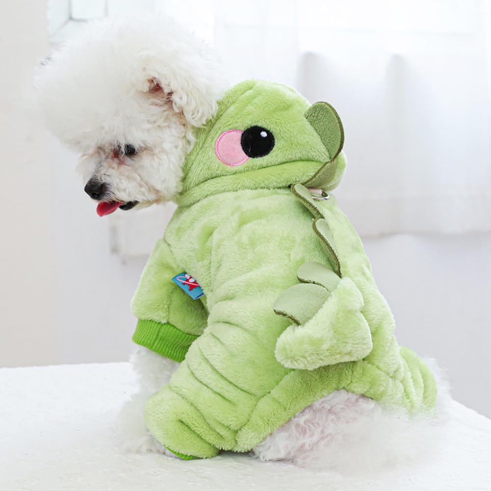 Anelekor Holiday Costume green variant front view emphasizes playful, festive look for photos.