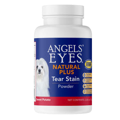 Angels' Eyes Natural Plus bottle pour for easy dosing and potential stain reduction