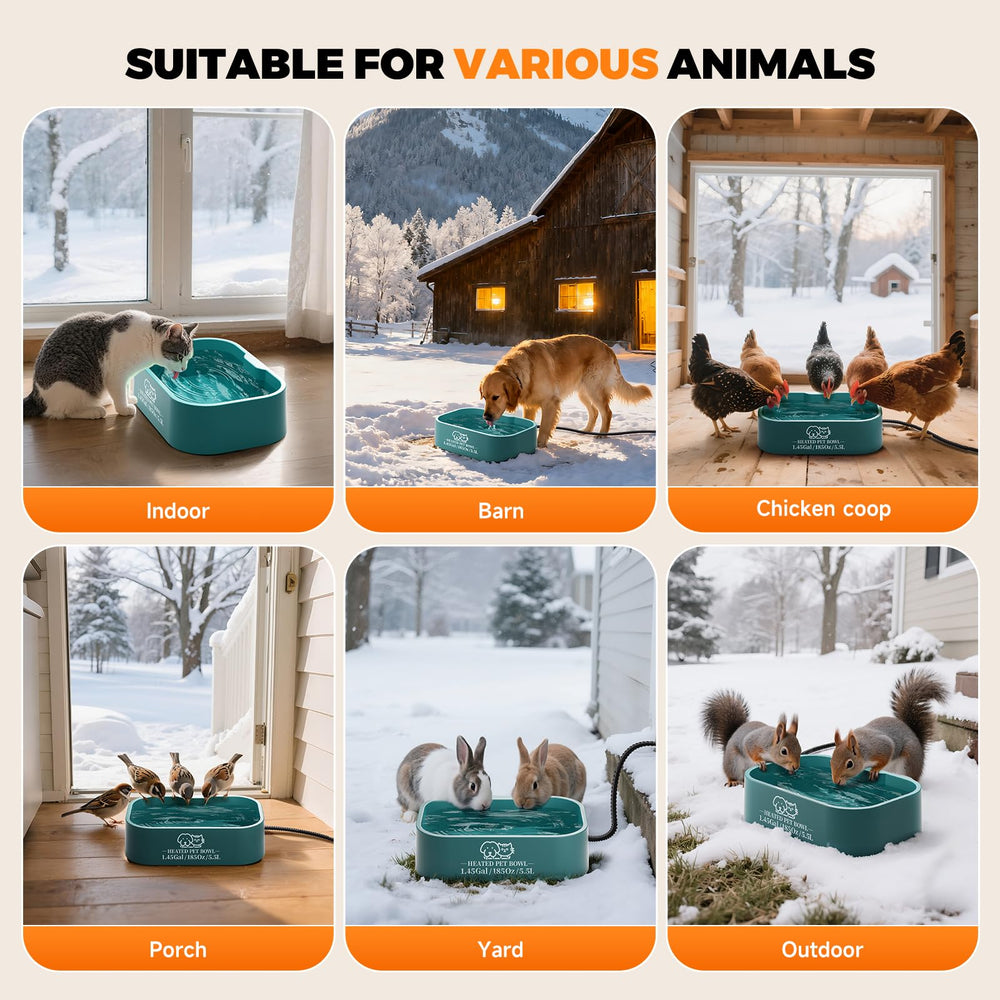 Angelspet sturdy anti slip base keeps the bowl stable on outdoor surfaces.