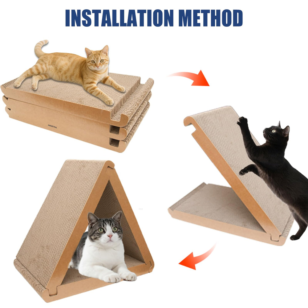 Angetra catnip included, inviting extended playful scratching sessions.