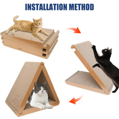 Angetra catnip included, inviting extended playful scratching sessions.