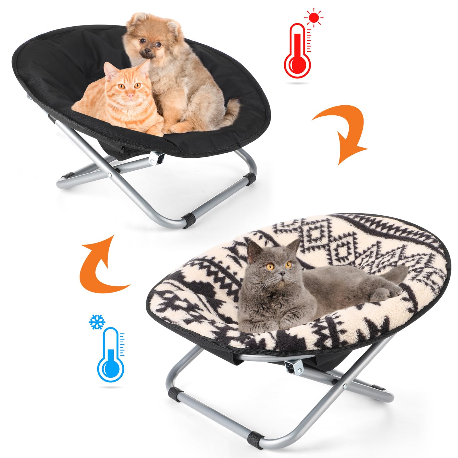 Anglechic iron-pipe-frame-durable showcases sturdy construction for small pets indoors or outdoors.