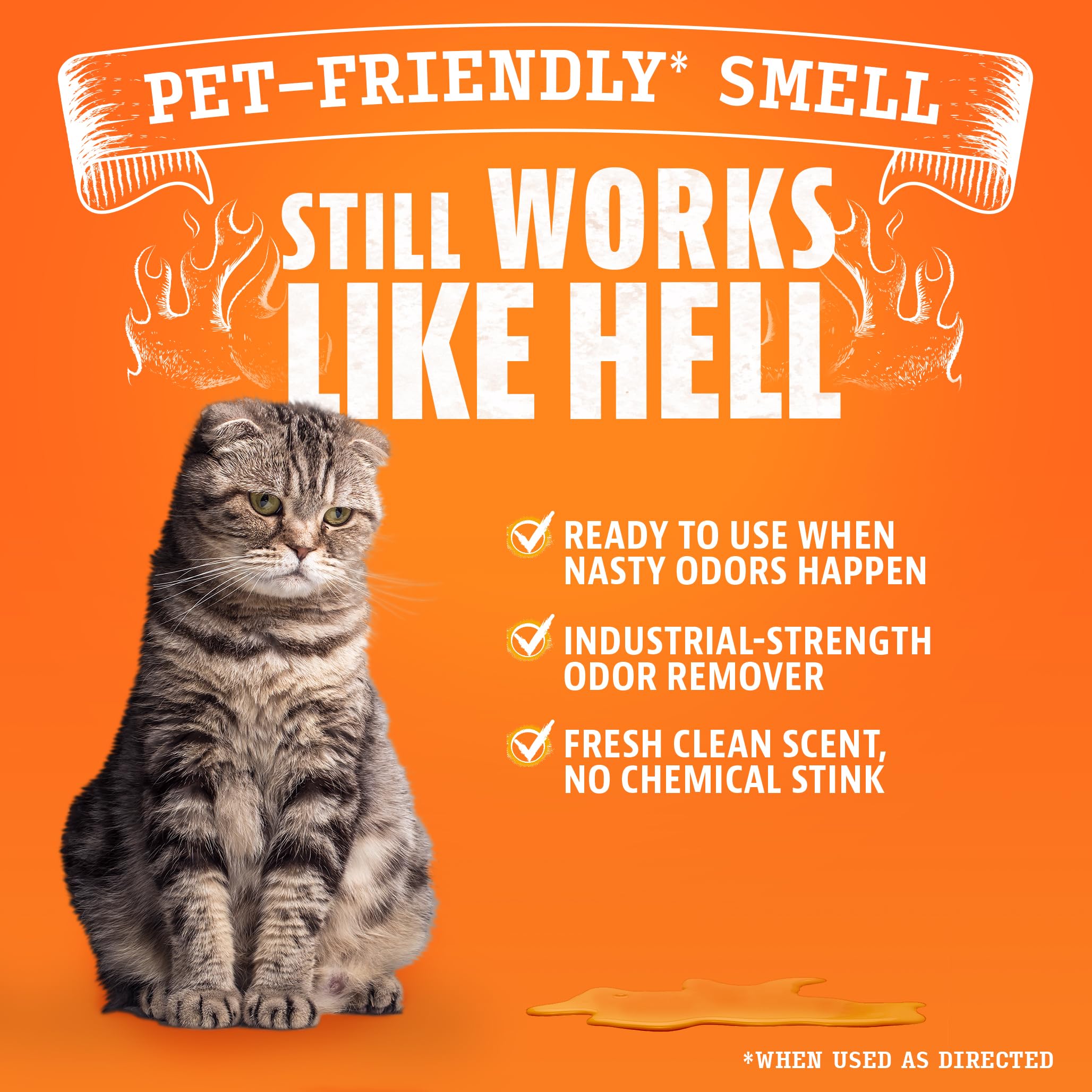 ANGRY ORANGE cat-urine-removal demonstrates targeted cat mess odor elimination