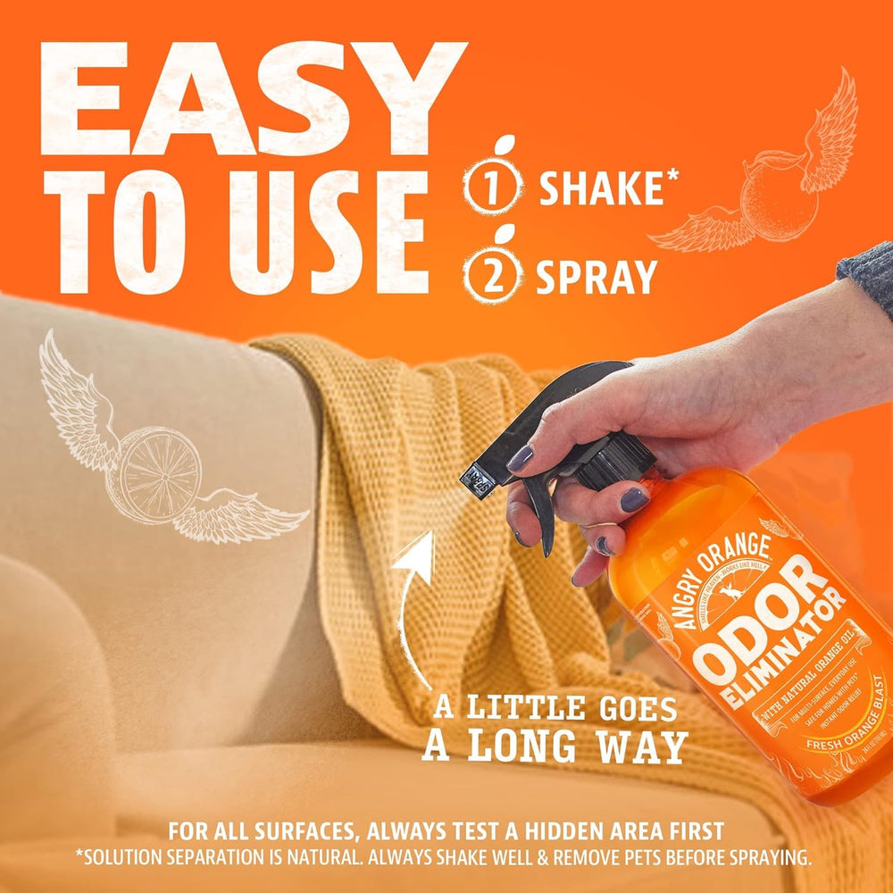 ANGRY ORANGE hard-surfaces-cleaning demonstrates versatile surface use