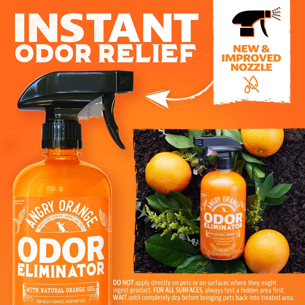 ANGRY ORANGE orange oil closeup showing natural scent