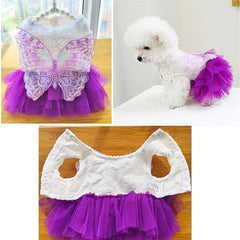 ANIAC Butterfly Dress button design enables easy dressing for pets