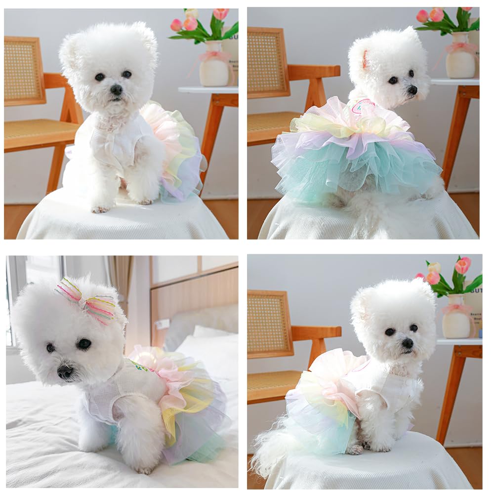 ANIAC Happy 1st Easter dress easy closure – simple on/off for pets.