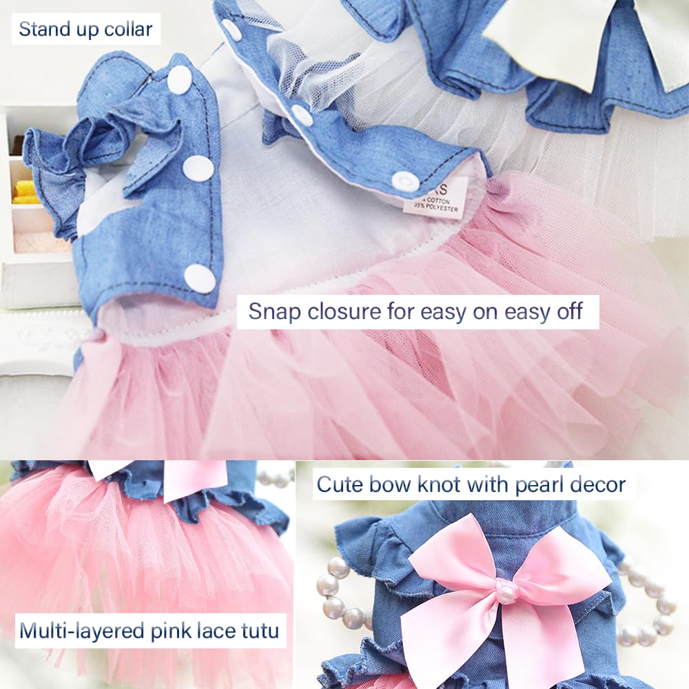 ANIAC denim dress gauze layer delivers breathable comfort for daily wear