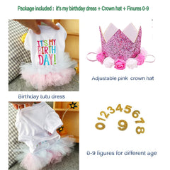ANIAC pink tulle skirt detail highlights soft, skin-friendly comfort during party moments.