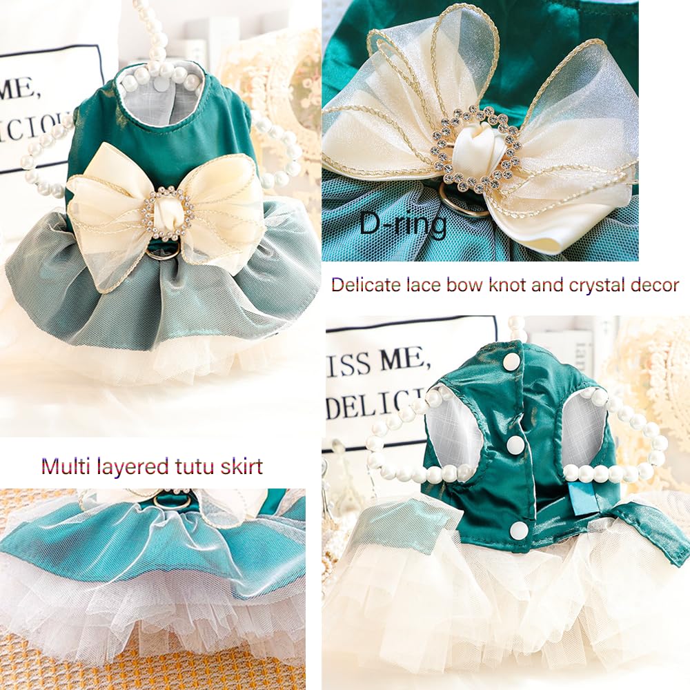 ANIAC Retro Dog Tulle Dress side profile showing sleeveless design