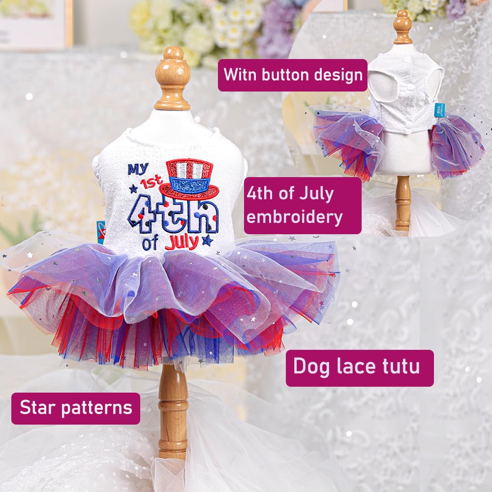 ANIAC small dog dress fit measurement highlights easy size guidance for a secure, comfortable fit.