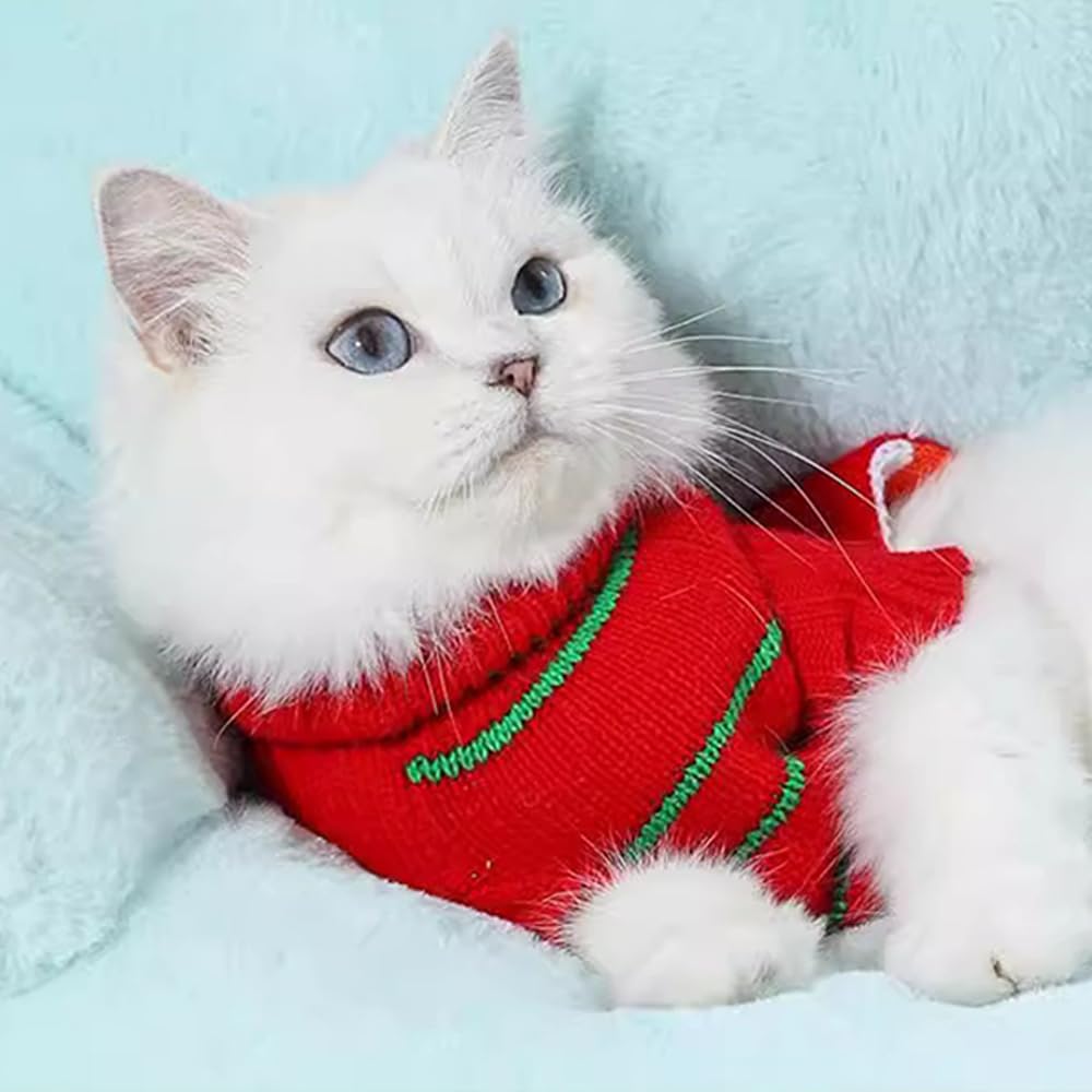 ANIAC snowman sweater side venting and easy on/off for busy pet owners.