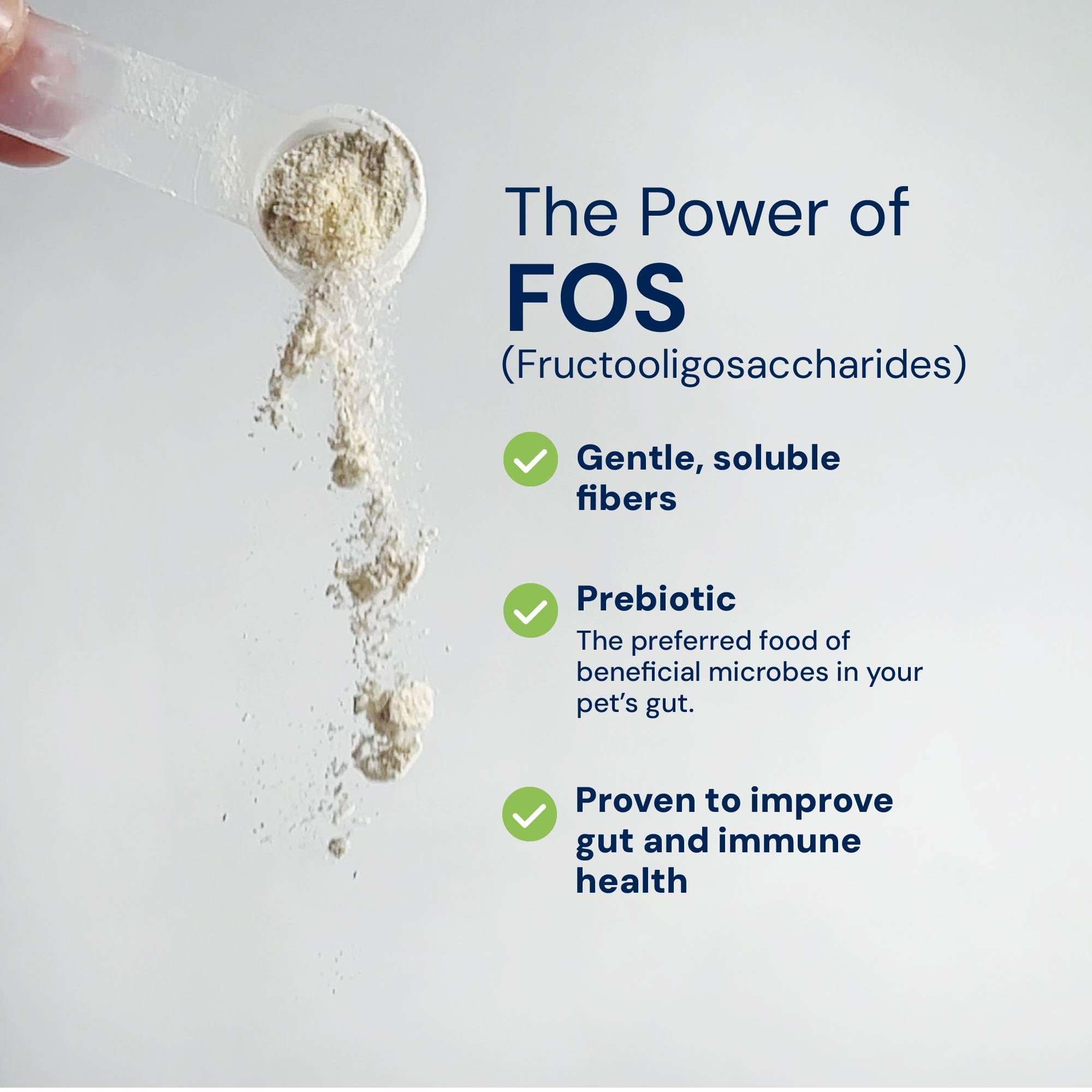 Digestive health illustration featuring AnimalBiome S boulardii + FOS benefits.