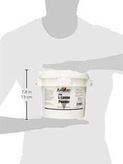 ANIMED L-Lysine for Horses shows feeding context to support diet protein and weight gain.