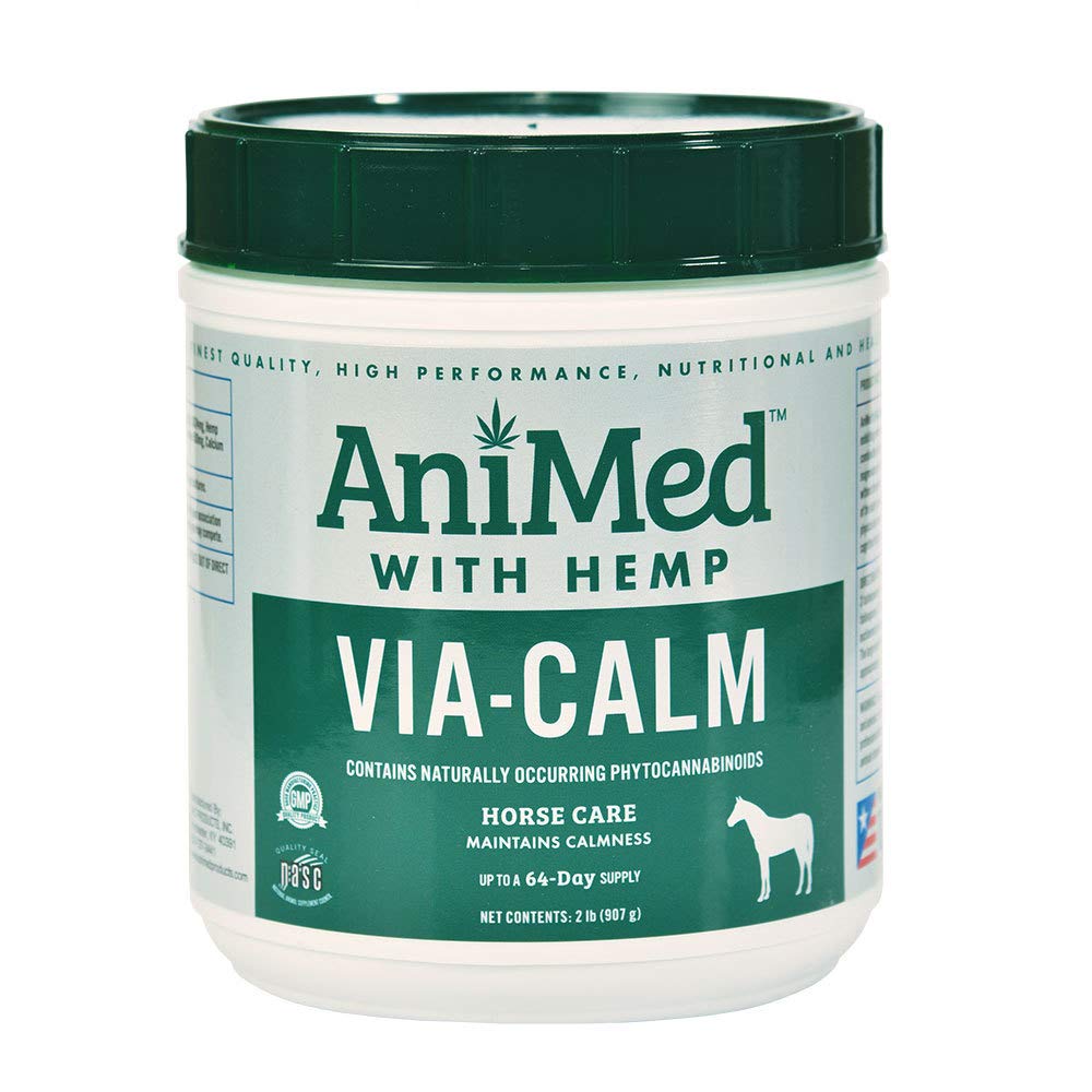 ANIMED Via Calm hemp bottle supports relaxed focus without drowsiness.