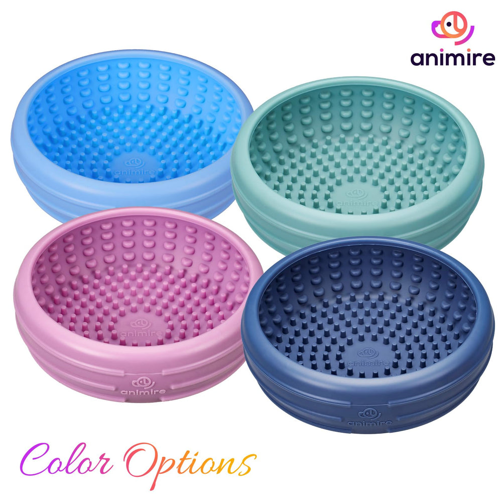 Animire anti-slip bowl supports bath and grooming sessions.