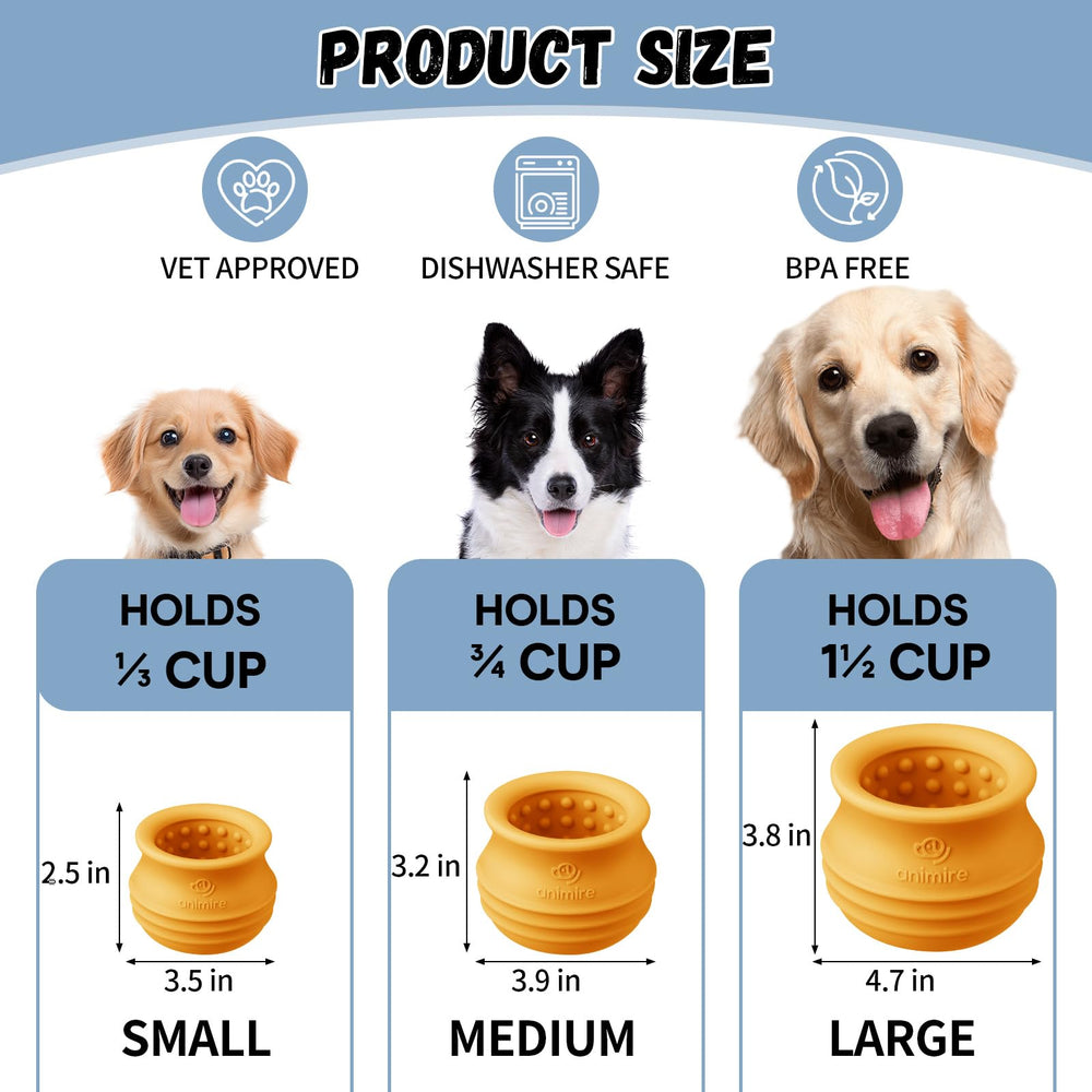 Animire BPA-free silicone chew toy is safe for supervised play and easy cleaning.