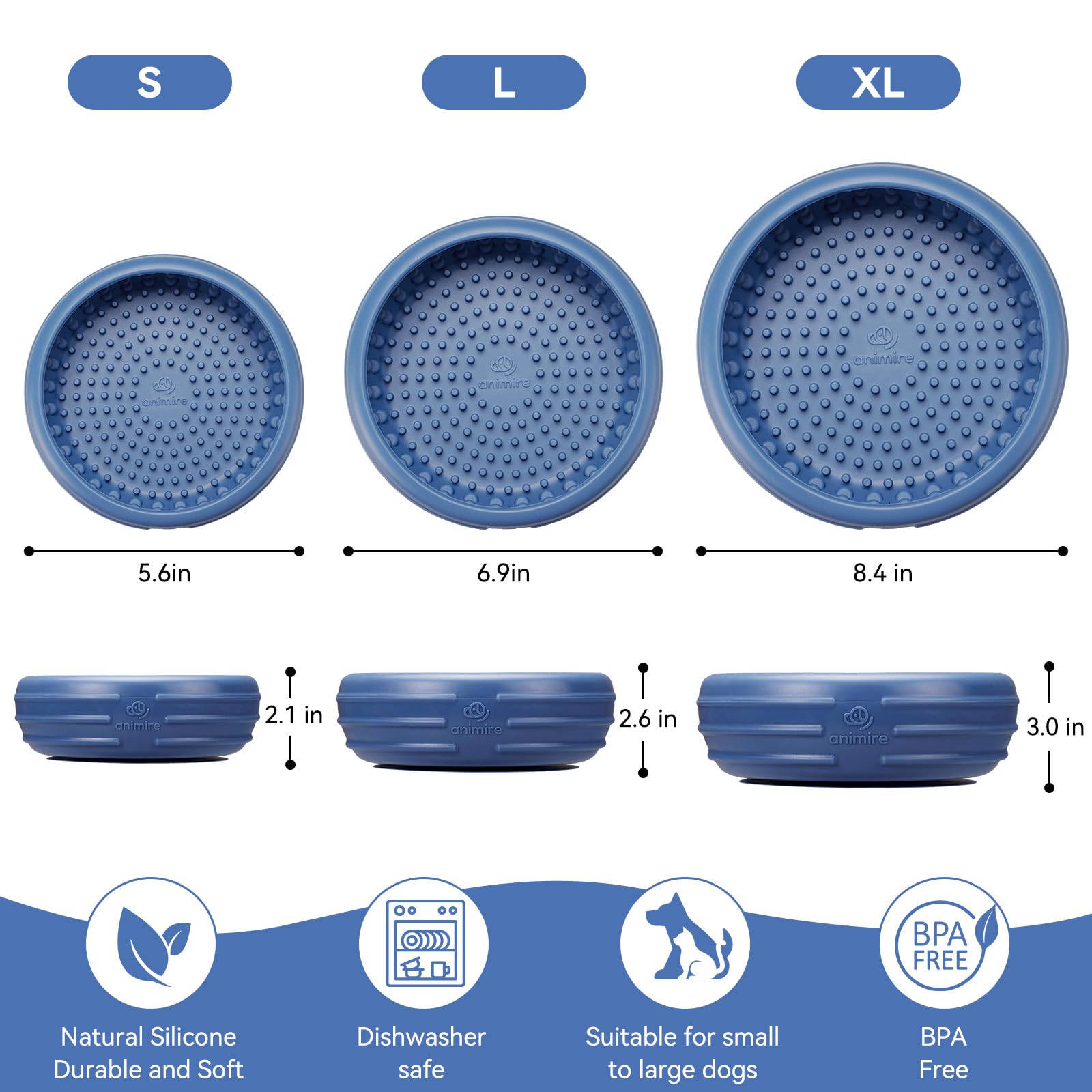 Animire dishwasher-safe silicone for quick cleanup after playtime.