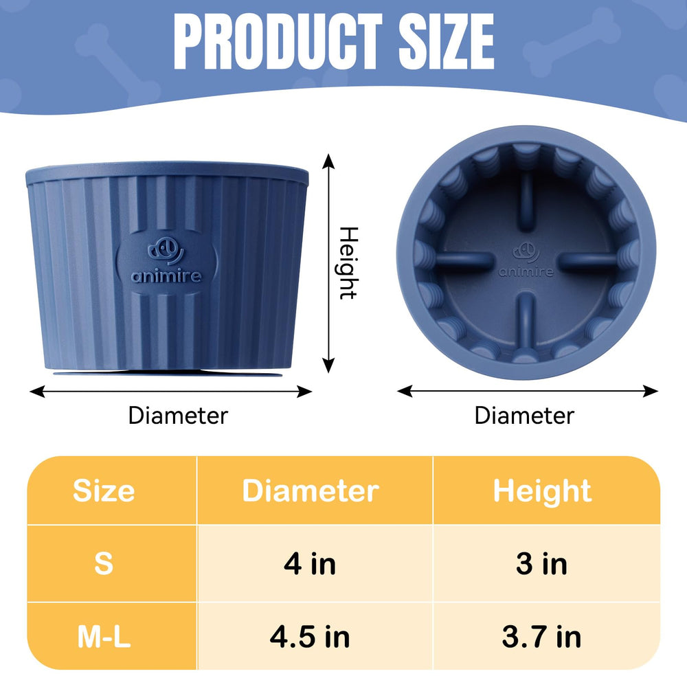 Animire Dog Lick Bowl BPA-free label emphasizes safe silicone for dogs.