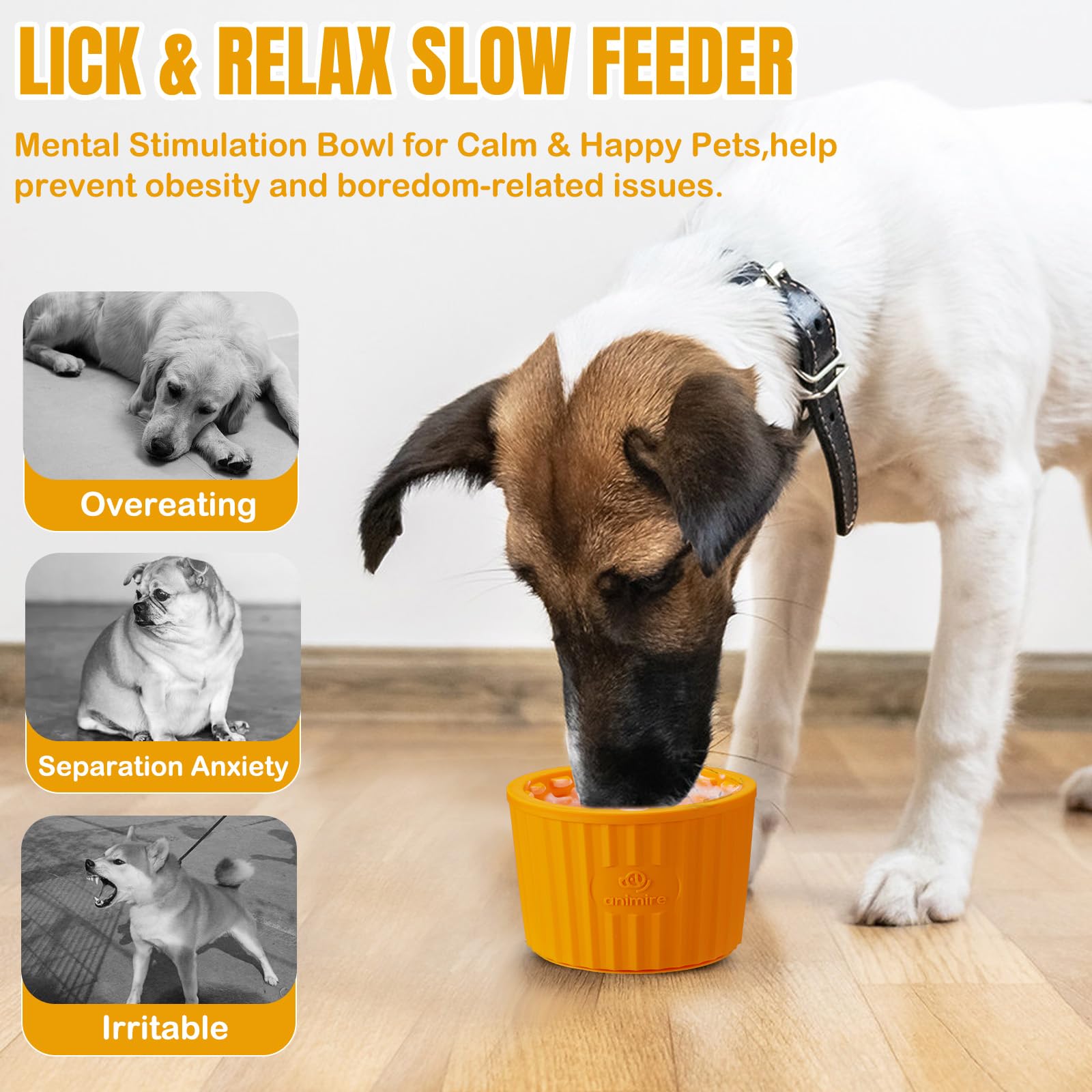Animire dishwasher-safe design simplifies cleanup after lick sessions