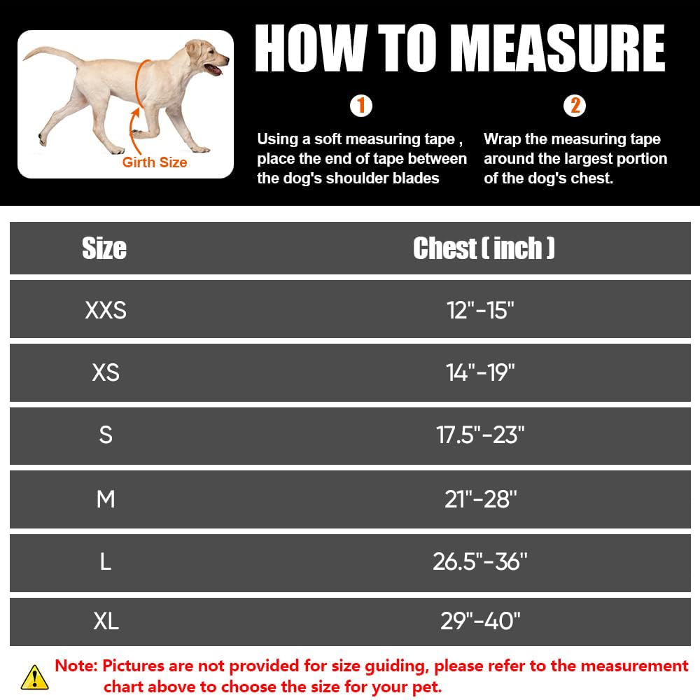 Animire dog vest harness with D-ring and padded handle for control.