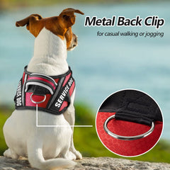 Animire dog vest harness side view with padded chest protection.