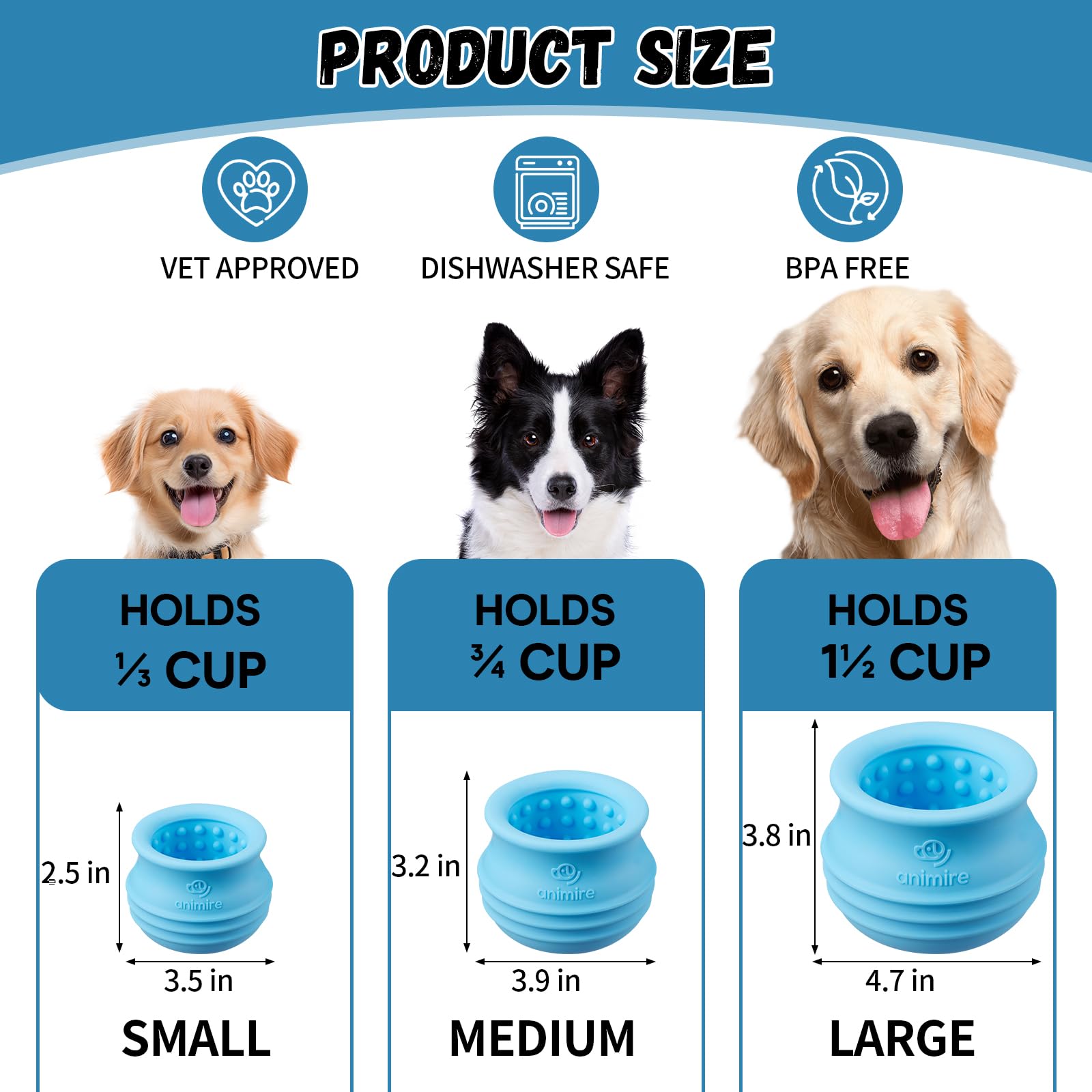 Animire textured surface promotes saliva flow and oral health during play