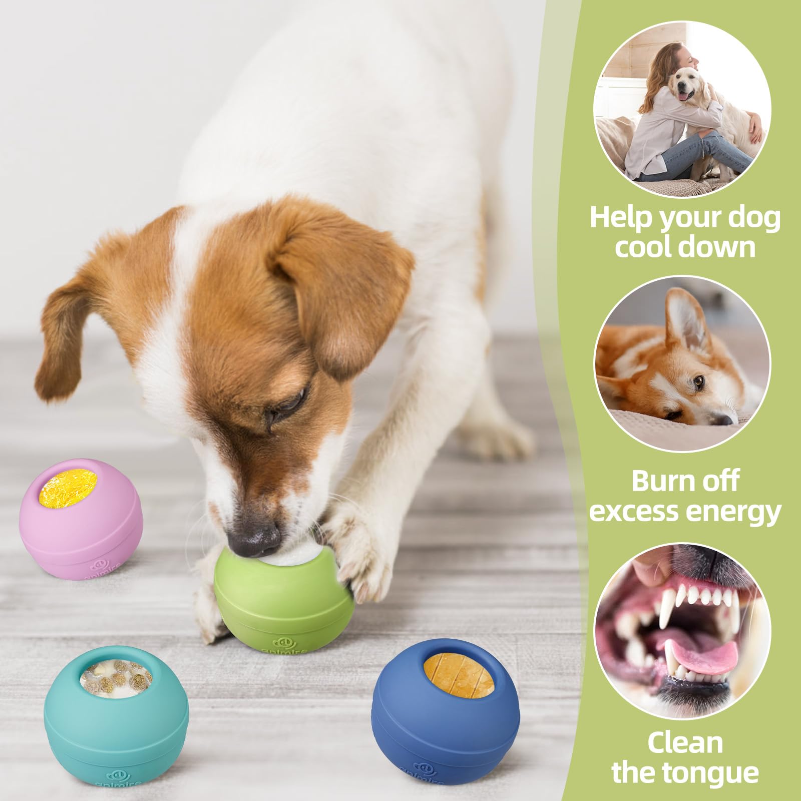 Animire food-grade silicone ensures safe chewing and easy cleaning.