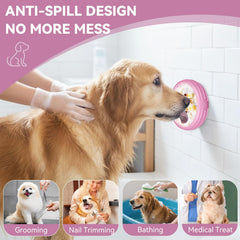 Animire freeze lick mat textured surface demonstrates frozen treats engaging dogs longer