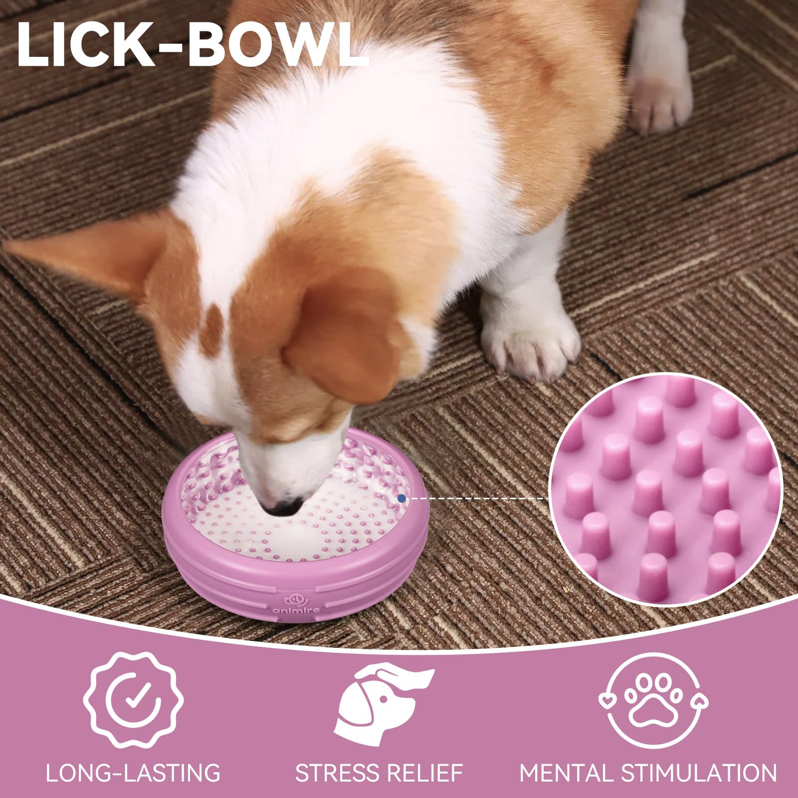 Animire freeze-treats option uses yogurt or broth to create cooling enrichment