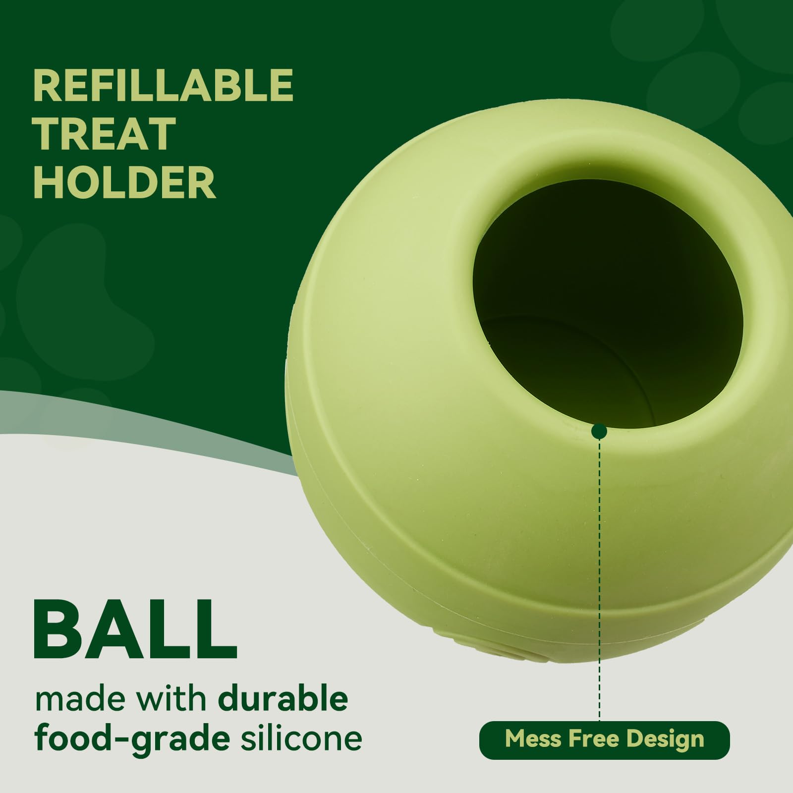 Animire no-mess unmold design simplifies feeding time and cleanup.